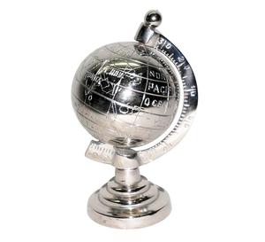 Artículo de artesanía india Diseño antiguo Escritorio Globo de alta calidad Globos artesanales de aluminio de lujo Artículo de regalo decorativo para el hogar - Product Image 5