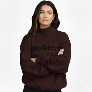 Pull à col roulé oversize pour femme, décontracté, ample, streetwear, personnalisable à l'avant, doux, chaud, confortable pour tous les jours - Product Image 1