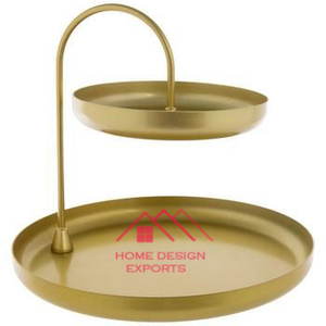 Cake Sand for Christmas Party <b>Cupcake</b> Display <b>Stand</b> Hot Selling Christmas Decorative Metal and <b>Wooden</b> Tier - Product Image 5