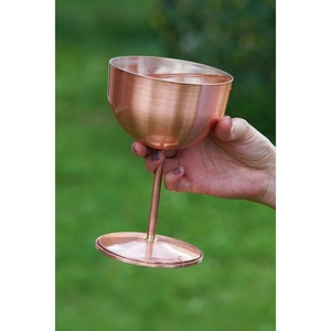แก้วค็อกเทลทองแดงสแตนเลสสตีลแก้วไวน์แดงแก้วเครื่องดื่มแชมเปญแก้วโลหะอุปกรณ์สำหรับบาร์แก้ววิสกี้ - Product Image 2