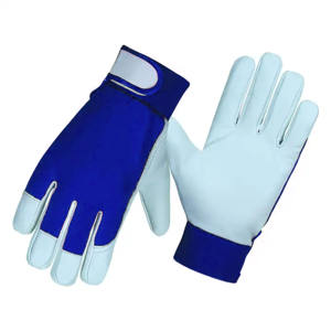 Guantes de Trabajo Personalizados para Hombre, Piel de Cabra Suave y Kevlar, Impermeables, Transpirables, Cierre Elástico en la Muñeca, Color Personalizado - Product Image 6