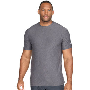 เสื้อยืดแขนสั้นผู้ชายสำหรับฤดูร้อน คอกลม ทรงหลวม สีพื้นเรียบง่าย - Product Image 1