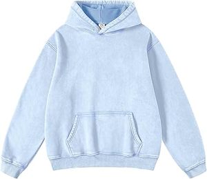 Sudaderas con capucha casuales de invierno para hombre Color sólido 100% algodón Ajuste regular Diseño de bolsillo ecológico transpirable - Product Image 5