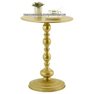 Best Selling <b>Vintage</b> Luxury Style Metal Round <b>Side</b> <b>Table</b> Use for Home & Office at Customized Shape & Size From Rana Overseas Inc - Product Image 1