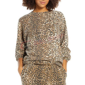 Sweat femme respirant avec col rond et coupe décontractée pour un usage quotidien Sweat femme léger - Product Image 1