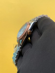 À la mode 36mm diamant sur cadran en acier inoxydable mécanique automatique analogique montre-bracelet pour les femmes mode suisse fabriqué à prix inférieur - Product Image 4