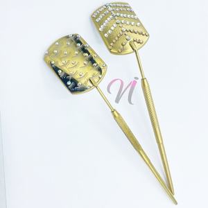 Espejos de pestañas personalizados de alta calidad, varios tipos, espejo de pestañas hecho a mano, chapado en oro con Espejos de maquillaje de belleza personalizados - Product Image 6