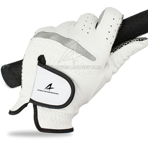 Venta al por mayor de guantes de golf de cuero suave Premium con logotipo personalizado equipo de entrenamiento transpirable para deportes de alta calidad - Product Image 6