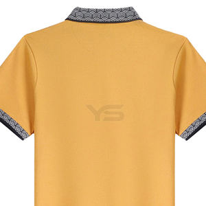 Moda algodón/Spandex transpirable camiseta Polo en blanco suave liso polos logotipo personalizado polos - Product Image 6