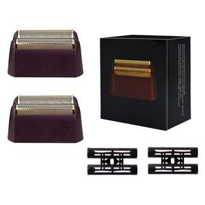 Paquete de 2 cabezales de repuesto con lámina y barra de corte para afeitadora eléctrica de doble cuchilla, afeitado súper certero, cabezales rojos lavables - Product Image 4