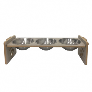 ไม้ปรับแมวอาหารสุนัขและน้ำชาม3ชิ้นผลิตภัณฑ์อาหารสัตว์เลี้ยงและน้ำชามน้ำที่มีคุณภาพที่ดีที่สุดหรูหราผลิตภัณฑ์ - Product Image 5