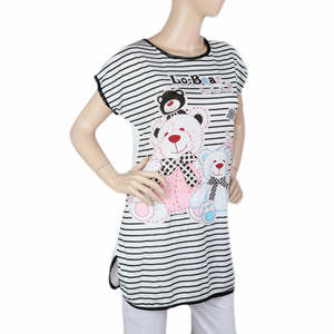 Camiseta de noche para mujer - Negra - Product Image 1
