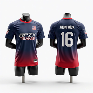 Camiseta de Softball sublimada personalizada para hombre, camisetas de pesca de fútbol, transpirable, ropa deportiva de cuello redondo de alta calidad - Product Image 3