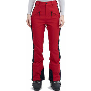 Pantalones de esquí personalizados OEM para mujer con tela impermeable transpirable a prueba de viento Opciones de impresión y etiquetado de logotipo - Product Image 1