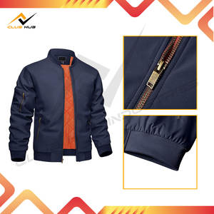 Men Baseball Bomber Jacket Spring Warm Formal <b>Camouflage</b> Horse Fur Zip Pocket Jacket - Product Image 3