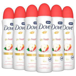 Dove Go Fresh Manzana y Té Blanco, Desodorante Antitranspirante en Aerosol para Mujer, 250 ml (8.45 fl oz) - Product Image 5
