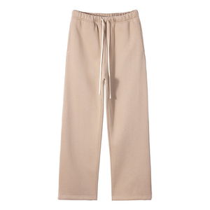 Men's Plus Size Loose Fit Sweatpants Solid Gray Cotton Drawstring Waist Casual Pants Midweight Pants & <b>Trousers</b> - Product Image 3