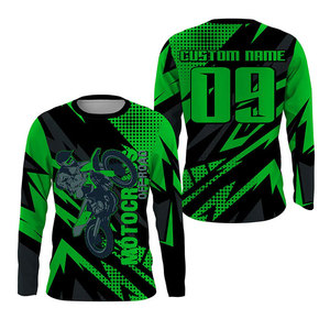 Jersey de Motocross Juvenil Personalizado para Hombre, Ropa de Carreras de Manga Larga, Nuevo Diseño, Jerseys de Motocross a Bajo Precio - Product Image 3