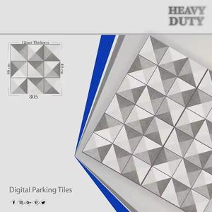 Vistaar Marque Prix de gros Inde Date Beige Impression numérique Carreaux de stationnement 40x40cm Décoration intérieure Porcelaine - Product Image 4