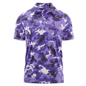 Polo de Golf para Hombre, Camisa de Poliéster y Licra, Mezcla de Secado Rápido que Absorbe La Humedad, Apto para Torneos y Entrenamiento - Product Image 3