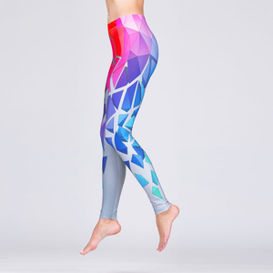Fitness Gym Scrunch Butt Lifting Cintura alta Entrenamiento Yoga Medias Leggings sin costuras para mujeres - Product Image 3