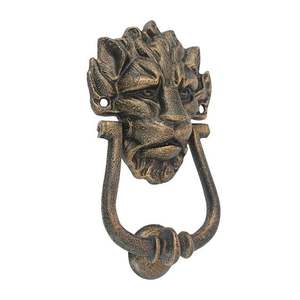 Timbre de Puerta de Hierro Forjado Artesanal con Acabado Negro, Timbre de Puerta Perfecto para Decoración de Casas, Hoteles y Villas - Product Image 6