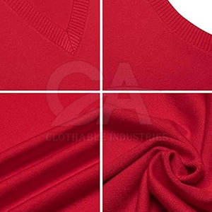 V-Neck Ribbed Knit <b>Vest</b> <b>Men</b> Sleeveless Pullover <b>Sweater</b> Bulk <b>Men</b> Sleeveless <b>Sweaters</b> Customized - Product Image 5