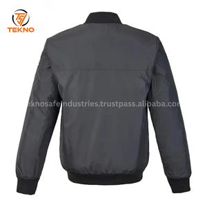 แจ็กเก็ตบอมเบอร์งานปักโลโก้บนถนนสูงลำลองสำหรับผู้ชาย - Product Image 2