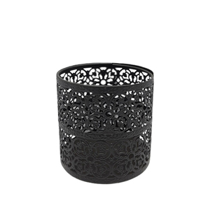 Excellente bougie votive en métal de taille moyenne de forme ronde de couleur dorée pour la décoration de table de maison et de mariage personnalisée - Product Image 4