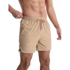 Short de course de gymnastique d'été de style sportif pour hommes coupe ample pantalon chaud d'athlétisme imprimé léger pour l'extérieur avec poches motif solide - Product Image 5