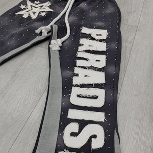 Pantalones Deportivos con Pedrería al por Mayor, MOQ Bajo, Calidad Premium, Servicio OEM, Logotipo Personalizado, Alta Demanda - Product Image 2