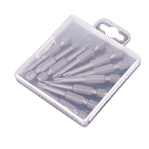 Bit <b>Set</b> Factory OEM Hand <b>Tools</b> MRM S2 Steel Zinc Phosphate Finish Customized Reduce Shank 1/4" X 50mm Hard Case Made Taiwan - Product Image 1