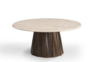 Gran oferta, mesa auxiliar de madera de nogal y mármol, sala de estar moderno para diseño minimalista, dormitorio, sofá, combinación de mesa y café - Product Image 2