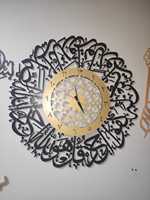 Jam Dinding Islami Dekorasi Rumah Muslim Jam Dinding Seni Kayu Jam Tangan Logam Dekorasi Lebaran Ramadan Hadiah Grosir Masjid Masjeed Decor