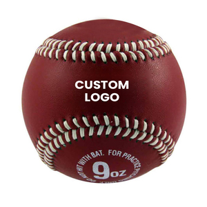 Pelota de béisbol de cuero Pu a granel OEM al por mayor con logotipo personalizado, pelota base ligera promocional para Partido de entrenamiento, corcho para jugar - Product Image 5
