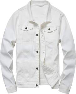 Fashion <b>Denim</b> <b>Jacket</b> Casual Streetwear Jean <b>Jacket</b> Modern Design - Product Image 1