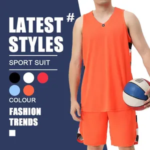 ชุดบาสเก็ตบอล 2 ชิ้น ชุดกีฬาไซส์ใหญ่ เสื้อกีฬากลางแจ้ง กางเกงขาสั้น ระบายอากาศ ชุดเทนนิส ชุดออกกำลังกายชาย - Product Image 5