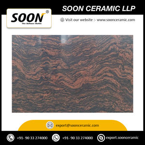 Dalle de granit rouge de l'Himalaya de qualité indienne pour utilisation à l'intérieur Dalle de granit en pierre naturelle du fournisseur indien - Product Image 2