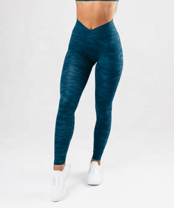 Leggings elásticos de cintura alta para mujer, mallas deportivas para gimnasio, pantalones deportivos para mujer, mallas de Yoga sin costuras - Product Image 4