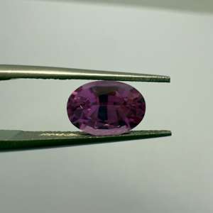 Piedra de zafiro Rosa natural facetada de corte ovalado de calidad superior para fabricación de joyas y manualidades - Product Image 4