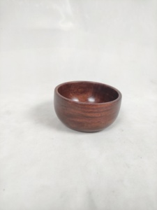 Handmade Wooden Serving Bowl With Lid Minimalist Design For Food Serving Gifting - Product Image 3