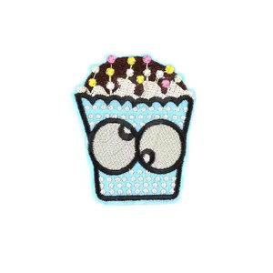 Patch animal brodé à coudre de style vintage de haute qualité pour vestes et sacs Patch de broderie en tissu sergé floral coloré - Product Image 1