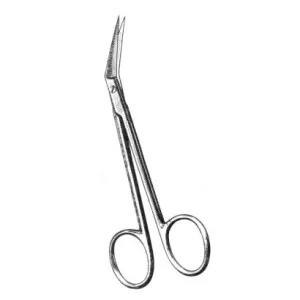 Tijeras de tejido de goma quirúrgica Wagner quirúrgico en ángulo 120mm tejido Dental disección sutura conjunto dental instrumentos quirúrgicos - Product Image 2