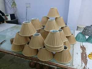 ที่ครอบไฟทรงกรวยแบบโมเดิร์น E27ออกแบบได้ตามต้องการความต้องการสูงแสงไฟดีเยี่ยมตกแต่งสำหรับโต๊ะวางบนผนังดีไซน์แบบจีบ - Product Image 4