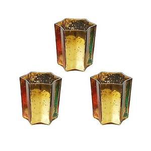 Vela votiva de cristal con forma de estrella - Product Image 2