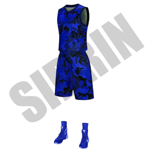 ชุดยูนิฟอร์มบาสเก็ตบอลแบบสั่งพิมพ์ลายพิเศษสำหรับผู้ใหญ่  สำหรับสโมสรกีฬา  ไซส์ใหญ่  ระบายอากาศได้ดี  แห้งเร็ว  ผลิตจากโพลีเอสเตอร์ - Product Image 2