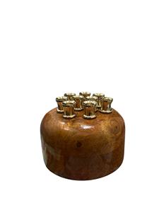 Tasses à bougies Menorah en laiton pour décor à la maison avec embouts de cordon élégant autres bougeoirs lanternes pots à bougies pour la décoration de la maison - Product Image 6