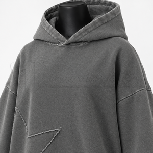 Sudadera con Capucha Gris para Mujer, 100% Algodón, Tejida, Informal, con Bolsillos, Estilo Urbano, Forrada, de Secado Rápido, para Otoño - Product Image 6