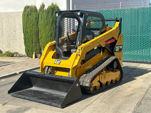 CAT 259D Skid Steer Loader with Compact Front Bucket <b>Engine</b> Motor Gearbox for Construction Tasks - Product Image 5