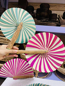 Ventilador de mano de hoja de alta calidad de Vietnam: el tradicional se encuentra con un elegante diseño de ventilador de mano de bambú en grandes cantidades para exportar a la venta - Product Image 6